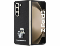 Karl Lagerfeld Karl Lagerfeld KLHCZFD5SAKCNPK Z Fold5 F946 pevné pouzdro černá/černá Saffiano Karl&Choupette odznak