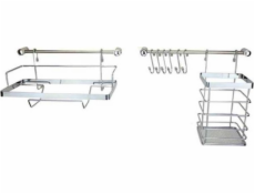 Metlex Kuchyňská tyč 10 prvků metlex MX-4540 stříbrná