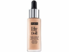 Pupa Tekutý make-up Like a Doll Fluid 040 Medium Beige 30ml