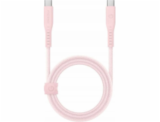 Energea USB kabel USB-C - USB-C 1,5 m růžový
