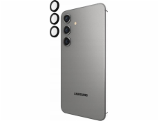 Case-Mate Ochranné sklo Aluminum Ring Lens Protector - Ochranné sklo pro objektiv fotoaparátu Samsung Galaxy S24 (Černé)