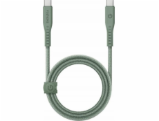 Energea USB kabel USB-C - USB-C 1,5 m zelený