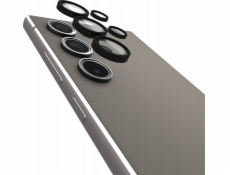 Case-Mate Ochranné sklo Aluminum Ring Lens Protector - Ochranné sklo pro objektiv fotoaparátu Samsung Galaxy S24 Ultra (Černé)