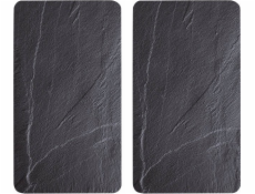 Kesper krájecí prkénko Skleněné ochranné desky na sporák, 2 kusy, Kesper, KAMENNÁ BŘIDLICE