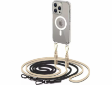 Tech-Protect Pouzdro Tech-Protect Flexair Chain Magsafe pro iPhone 15 Pro, černé/béžové