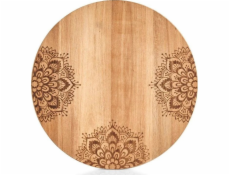 Zeller Krájecí prkénko Kulaté kuchyňské prkénko, O 27 cm, akáciové dřevo, ZELLER