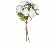 Atmosphera Kytice umělých růží 40 cm, bílá