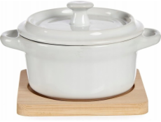 Vessia Keramická zapékací miska na bambusovém podstavci