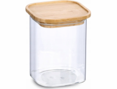 Zeller Sklenice s bambusovým víkem, 900 ml, 11 x 11 x 13,6 cm
