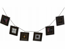 Atmosphera Fotorámečky Frame KVĚTINA, 6 kusů, černé