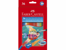 Faber-Castell Akvarelové tužky se štětcem 36 barev Faber-Castell (114437 FC)