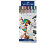 Faber-Castell Metalické fixy 1,5 mm 14 cm 12 ks