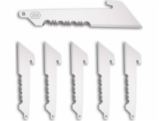 Outdoor Venkovní 6 vroubkovaných čepelí Edge Utility s 250 čepelemi