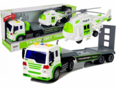 Lean Sport Car Transporter na baterie 1:16 s vrtulníkem