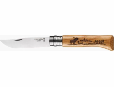 Opinel Opinel Nůž Animalia Oak Moose 08
