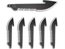 Outdoor Venkovní 6 čepelí Edge DropPoint Serr 250 Black