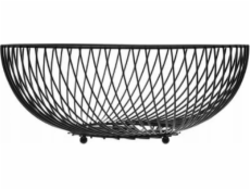 5five Mísa na ovoce s prolamovaným vzorem, O 30 cm, černá