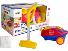 Lean Sport Velký vysavač červeno-žlutý, na baterie, světla, zvuky