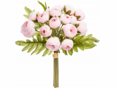 Atmosphera Kytice umělých květin 18 růžových pivoněk, 30 cm