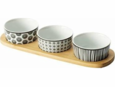 Secret de Gourmet Misky na svačinu BOHEMIA, porcelánové, 3 kusy