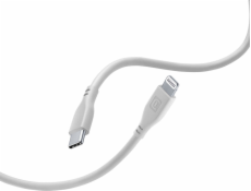 Cellular Line Kabel USB Lightning - USB-C 1,2 m šedý (USBDATASOFTC2LMFID)
