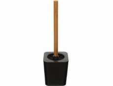 5five Toaletní kartáč s otevřeným stojanem, 38 cm, černý