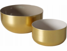 Boltze Dekorativní misky Gold, 2 kusy
