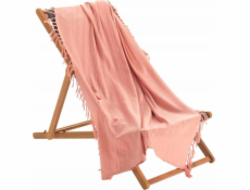 Douceur d`Interieur Interiérová bavlněná deka s třásněmi LILIA, tkaná bavlna, 150 x 150 cm Douceur d`Interieur Interiérová bavlněná deka s třásněmi LILIA, tkaná bavlna, 150 x 150 cm