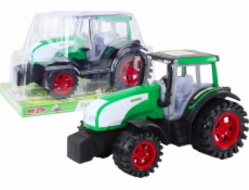 LeanToys Velký zemědělský traktor Zemědělský pohon Zelený