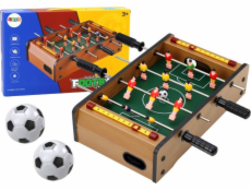 LeanToys Mini stolní fotbal dřevěný 36 cm x 21,5 cm x 9 cm