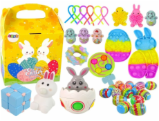 LeanToys Velikonoční sada hraček Fidget Toys, dekorace na velikonoční vajíčka LeanToys Velikonoční sada hraček Fidget Toys, dekorace na velikonoční vajíčka