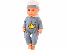 LeanToys Panenka v šedém pyžamu, zvuky dudlíku z lahvičky a čůrání