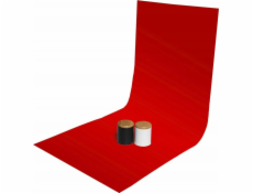 GlareOne GlareOne PVC pozadí 60x130cm - červené