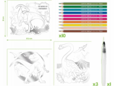 Maped *****CREATIV AquaArt - akvarelový obraz dinosauři 907058