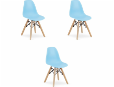 Leobert Židle ZUBI - modrá x 3