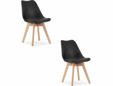 Leobert Židle MARK černá x 2