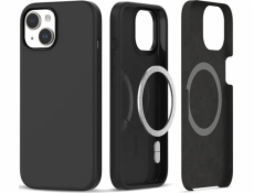 Tech-Protect Silikonový kryt MagSafe pro Apple iPhone 15, matný černý