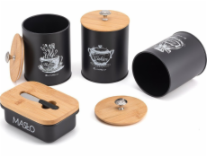 Elitehoff Sada 3 kuchyňských nádob a misky na máslo E-6057 Lumarko!