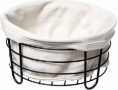 Secret de Gourmet Košík na chléb s bavlněnou vložkou, O 20 cm, béžový