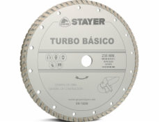 Stayer Diamond disk 230x22,2mm TURBO BASICO - STA-D230TB