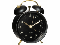 Atmosphera Budík se zlatými ručičkami, černý