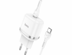 Hoco Nabíječka HOCO s konektorem Type-C + kabel Type-C na Type-C PD QC3.0 20W N24 bílá.