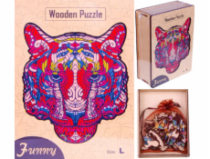 Norimpex DŘEVĚNÉ PUZZLE PRO DOSPĚLÉ DÁREK JAKO SKLADANKA