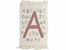 Home Styling Collection Kolekce bytového stylingu Dětský koberec Písmena, číslice, s třásněmi, 60 x 90 cm