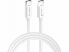 ForCell USB kabel F-ENERGY C339 Type-C na Type-C PD QC4.0 5A 100W 2m bílý