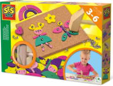 SES Sada korkových tabulí SES s kladívkem 00927 09274 SES Sada korkových tabulí SES s kladívkem 00927 09274