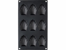 Patisse Tvar madeleinového těsta 29 x 17 cm černý silikon 9 přihrádek