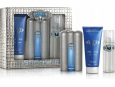 NoName SADA CUBA ORIGINAL Prestige Platinum EDT sprej 90ml + SPRCHOVÝ GEL 200ml + AS MLÉKO 100ml