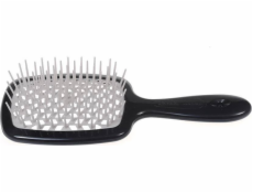 NoName Kadeřnický kartáč Superbrush na rozčesávání vlasů, černá a šedá