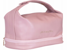 NoName INTER-VION_Vyztužená kosmetická taška s organizérem velká růžová